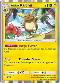 Alolan Raichu – Carta Pokémon TCG