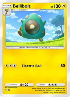 Bellibolt – Carta Pokémon TCG