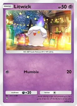 Litwick – Carta Pokémon TCG