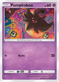 Pumpkaboo – Carta Pokémon TCG