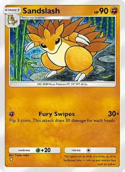 Sandslash – Carta Pokémon TCG