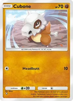 Cubone – Carta Pokémon TCG