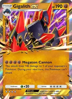 Gigalith ex – Carta Pokémon TCG