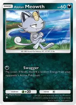 Alolan Meowth – Carta Pokémon TCG