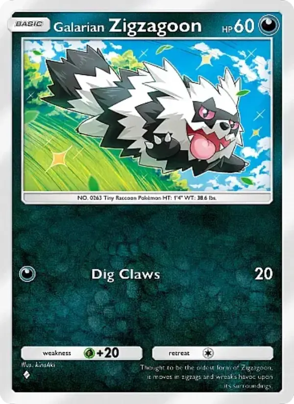 Galarian Zigzagoon – Pokémon TCG