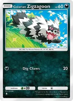 Galarian Zigzagoon – Carta Pokémon TCG