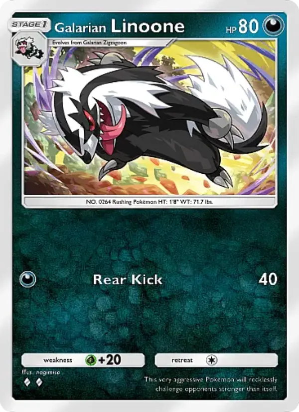 Galarian Linoone – Pokémon TCG