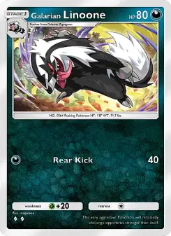 Galarian Linoone – Carta Pokémon TCG