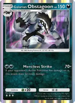 Galarian Obstagoon – Carta Pokémon TCG