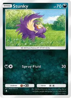Stunky – Carta Pokémon TCG