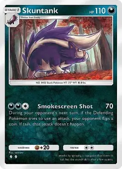 Skuntank – Carta Pokémon TCG