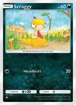 Scraggy – Carta Pokémon TCG