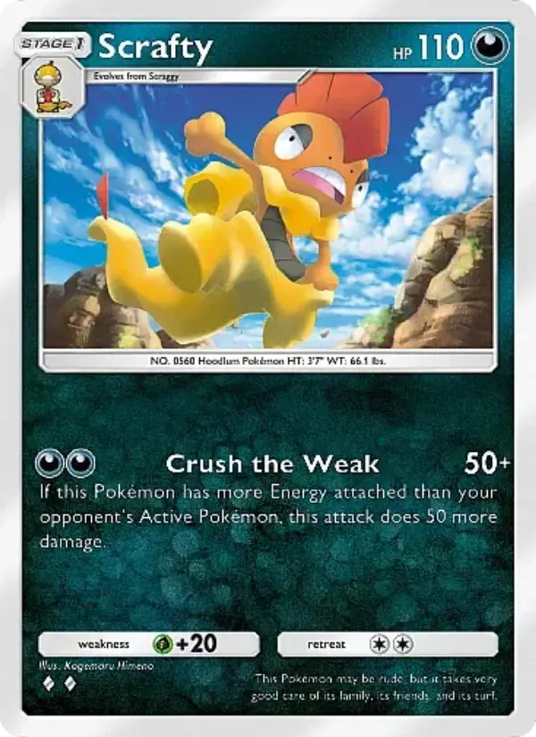 Scrafty – Pokémon TCG