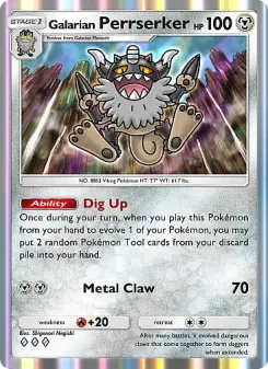 Galarian Perrserker – Carta Pokémon TCG