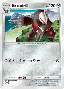 Excadrill – Carta Pokémon TCG