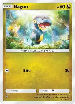 Bagon – Carta Pokémon TCG