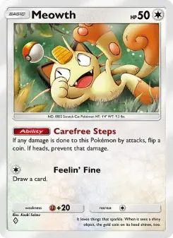 Meowth – Carta Pokémon TCG