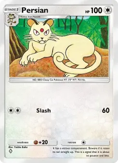 Persian – Carta Pokémon TCG