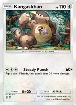 Kangaskhan – Carta Pokémon TCG