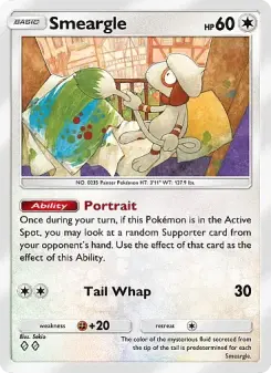 Smeargle – Carta Pokémon TCG