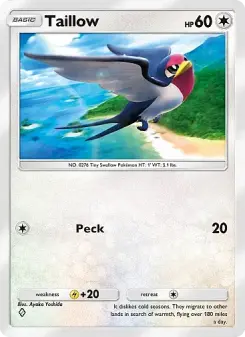 Taillow – Carta Pokémon TCG