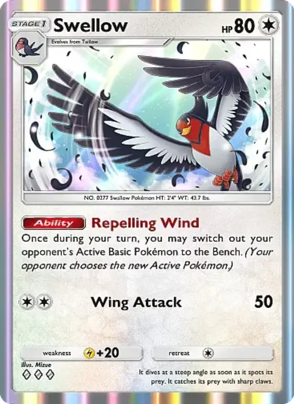 Swellow – Pokémon TCG