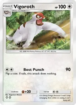 Vigoroth – Carta Pokémon TCG
