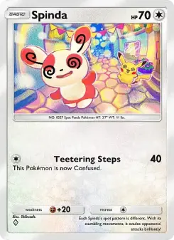 Spinda – Carta Pokémon TCG