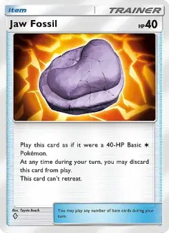 Jaw Fossil – Carta Pokémon TCG