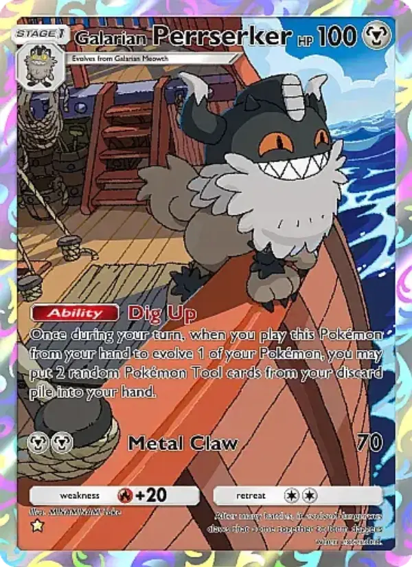 Galarian Perrserker – Pokémon TCG