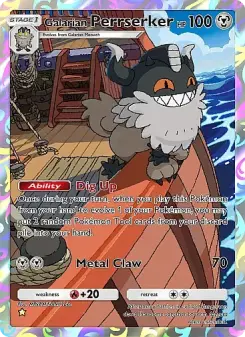 Galarian Perrserker – Carta Pokémon TCG