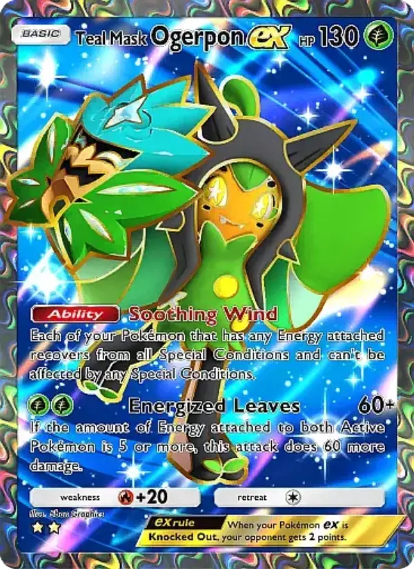 Teal Mask Ogerpon ex – Pokémon TCG