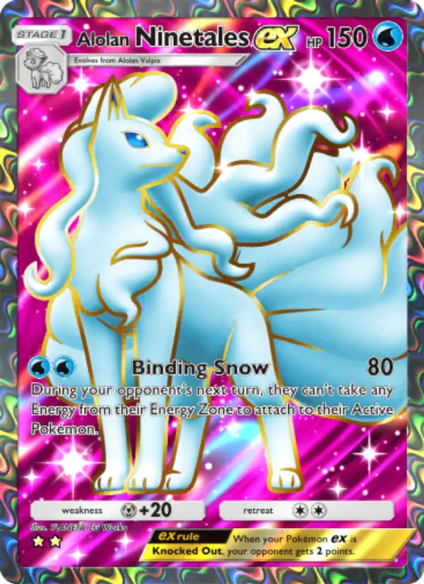 Alolan Ninetales ex – Pokémon TCG