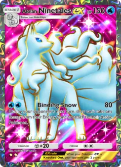 Alolan Ninetales ex – Carta Pokémon TCG
