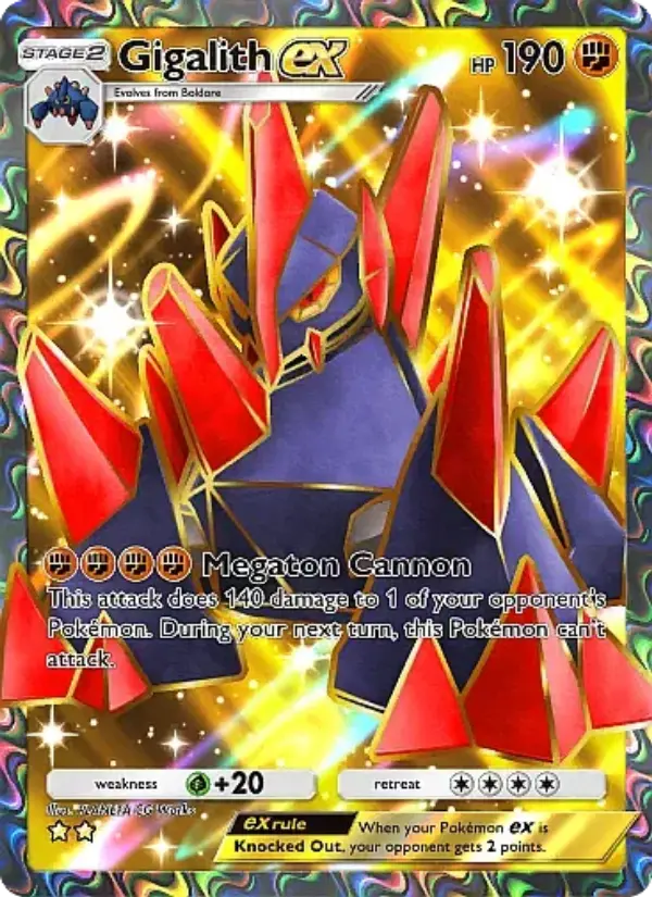 Gigalith ex – Pokémon TCG