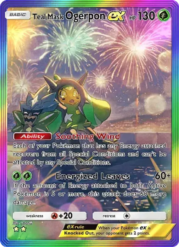 Teal Mask Ogerpon ex – Pokémon TCG