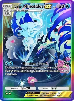 Alolan Ninetales ex – Carta Pokémon TCG