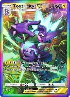 Toxtricity ex – Carta Pokémon TCG