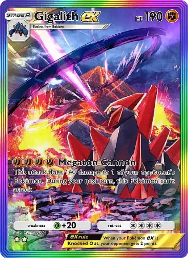Gigalith ex – Pokémon TCG