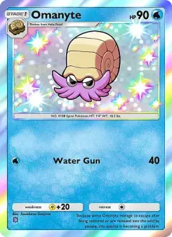 Omanyte – Carta Pokémon TCG