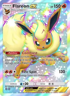 Flareon ex – Carta Pokémon TCG