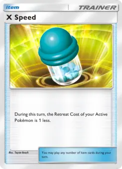 X Speed – Carta Pokémon TCG