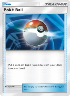 Poké Ball – Carta Pokémon TCG