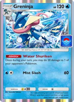 Greninja – Carta Pokémon TCG