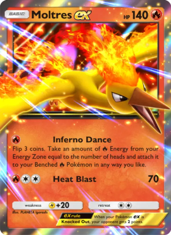 Moltres ex – Pokémon TCG