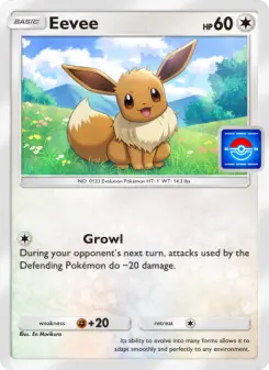 Eevee – Carta Pokémon TCG