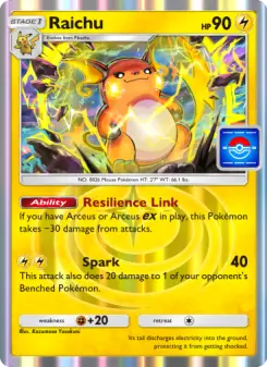 Raichu – Carta Pokémon TCG