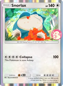 Snorlax – Carta Pokémon TCG