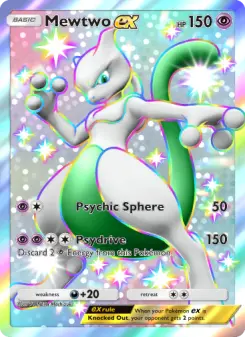Mewtwo ex – Carta Pokémon TCG