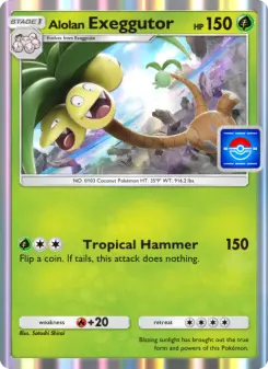 Alolan Exeggutor – Carta Pokémon TCG